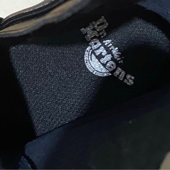 Dr. Martens Black Suede Metallic Star Boots - Picture 9 of 10